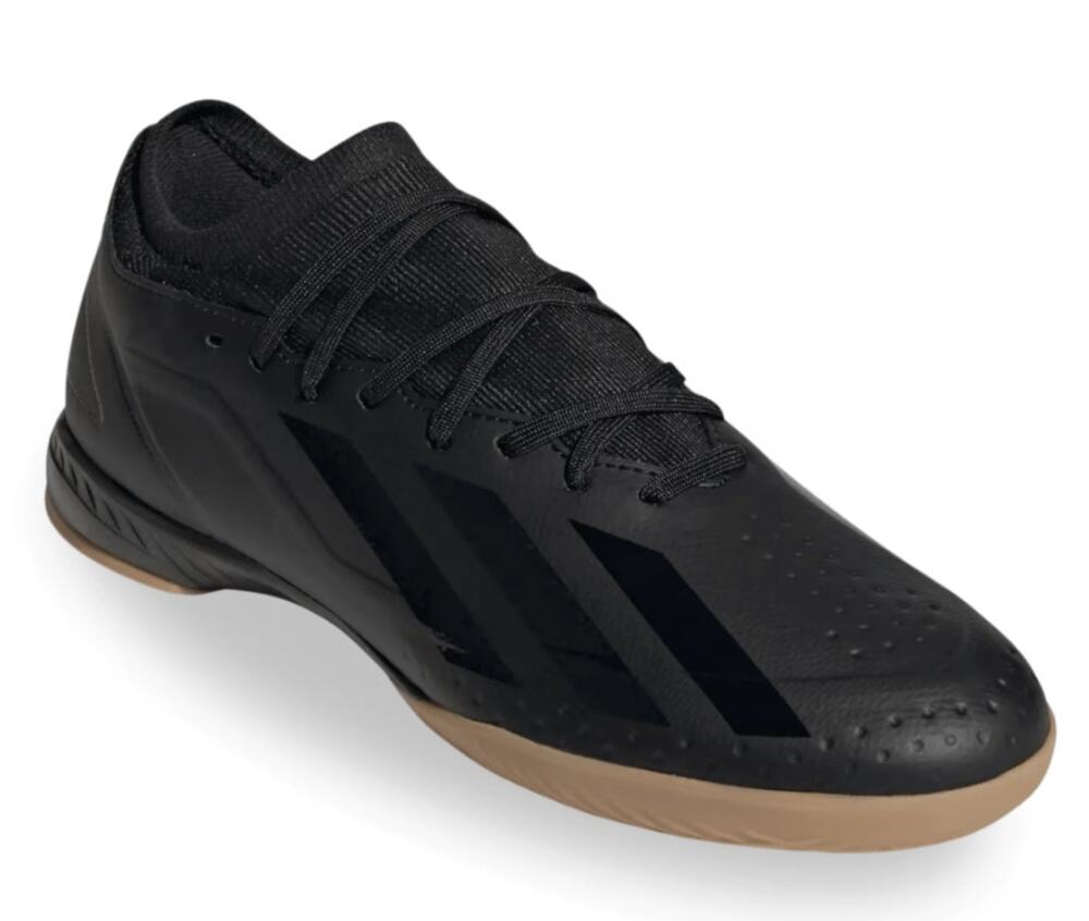 Adidas X CRAZYFAST.3 Indoor Soccer Shoes Mens 7.5 Womens 8.5 Black NWOB